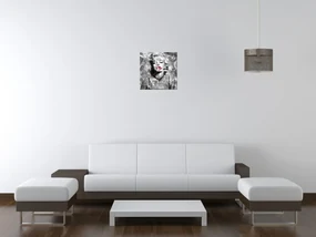 Gario Obraz s hodinami Elektrizujúca Marilyn Monroe Rozmery: 30 x 30 cm