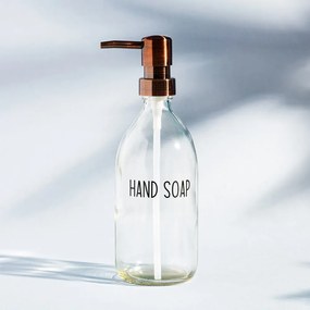 Sass & Belle Fľaša na mydlo na ruky s pumpičkou 500ml číra