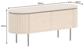 TV-skrinka 47449 Atelier 120cm Natural Dub Dyha - Komfort-nábytok