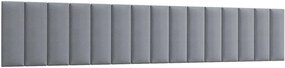 Čalúnený nástenný panel QUADRATTA 20x60 cm - viac farieb Farba: Ružová