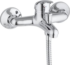 Vaňová batéria TOMÁŠ so sprchou - chrómová