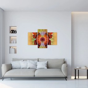 Obraz - Etno motýľ (90x60 cm)