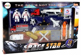 Lean Toys Vesmírna sada Astronautov a vozidiel