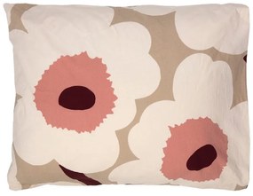 Obliečky Unikko 150x210 50x60, bavlnené, červené