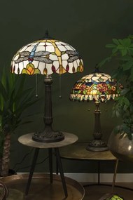 Stolná lampa Tiffany Grapevine - Ø 41*67 cm