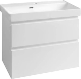 Aqualine Aqualine, ALTAIR umývadlová skrinka 76x60x37cm, biela, AI288