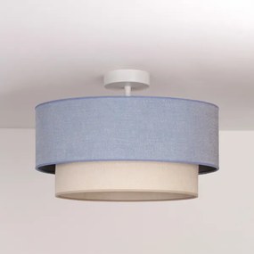 BRILAGI - LED prisadený luster BOHO ECO 1xE27/10W/230V priemer 40 cm modrá/krémová