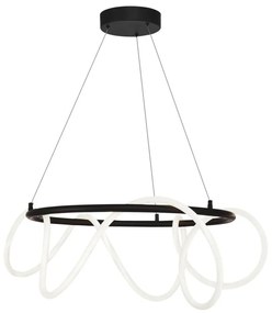 Zuma Line 20006PL-BK - LED Luster na lanku BALBO LED/58W/230V 3000/4000/6000K