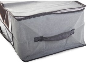 Textilný úložný kôš - box 45x30x20cm | šedý