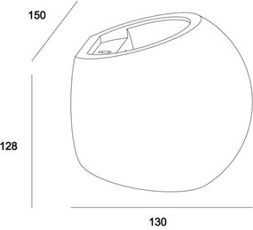 Deko-Light 341177 - Nástenné svietidlo OSANO 1xG9/25W/230V betón