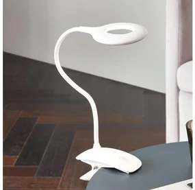 Eglo 97077 - LED Stmievateľná lampa s klipom CABADO 1xLED/3W/230V biela EG97077
