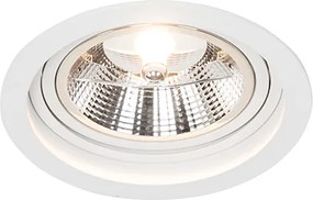 Okrúhle zapustené bodové svetlo biele nastaviteľné - Chuck 111