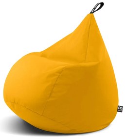 Žltý detský sedací vak Drop M – So Soft?