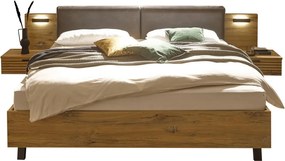 Posteľ s nočnými stolíkmi Trattino 180x200 cm, s osvetlením