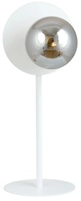 OSLO LN | Dizajnová biela stolná  lampa Farba: Grafit