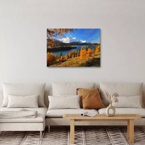 Obraz - Jeseň v Alpách (70x50 cm)