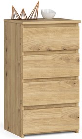 Komoda Cipriano II (dub artisan). Akcia -12%. Vlastná spoľahlivá doprava až k Vám domov. 1128604