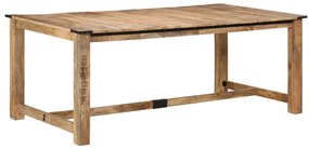 Jedálenský stôl 200x100x75cm masívne mangovníkové drevo 358950