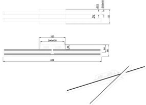 Trio - LED Stmievateľný prisadený luster SMARAGD 2xLED/8W/230V 3000-6000K