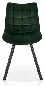 Jedálenská stolička COMORO 1 ks tmavozelená
