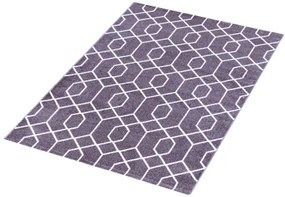 Koberce Breno Kusový koberec EFOR 3713 Violet, fialová, viacfarebná,80 x 150 cm