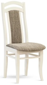 Stima Jedálenská stolička AIDA Vyberte odtieň dreva / látky ->: Tmavo hnedá / látka cappuccino v.5