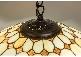 Luster do spálne Tiffany štýl Rabalux 8076 kolekcia Marvel Ø40