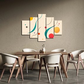 Obraz - Minimalistická farebná ilustrácia (150x105 cm)