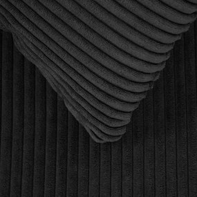 Pohovka SOLACE rozkladacia, menšestrová čierna 871622