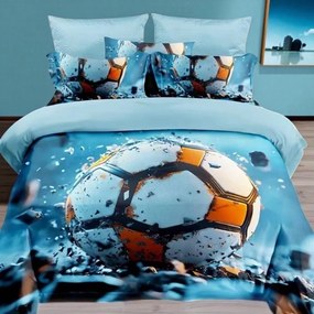 Obliečky PULLA BLUE 3-dielna sada 140x200 cm