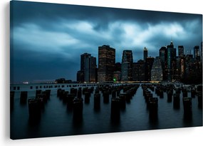 Obraz - Pohľad na mrakodrapy New Yorku (90x60 cm)