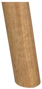 Okrúhly konferenčný stolík z mangového dreva v prírodnej farbe ø 60 cm Mao – Ixia