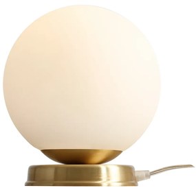 BALL BRASS | Stolná lampa v brúsenej mosadznej povrchovej úprave Veľkosť: M
