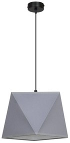 Závesné svietidlo Diamond, 1x textilné tienidlo (výber z 5 farieb), (výber z 2 farieb konštrukcie)