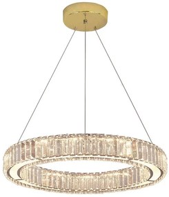 Toolight Toolight, LED závesné svietidlo 24W 4000lm APP1079-CP, zlatá, OSW-08891