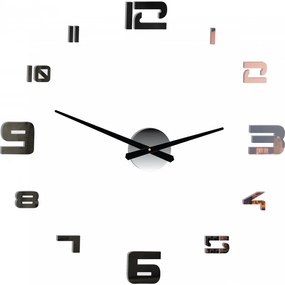 Nástenné hodiny nalepovacie  veľké Moderné hodiny | SENTOP 12P021 PLEXI 2D