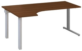 Ergonomický stôl ProOffice C 180 x 120/80 cm, ľavý, orech