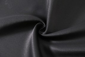 Čierny záves OXFORD 140x250 cm Zavesenie: Kovové krúžky