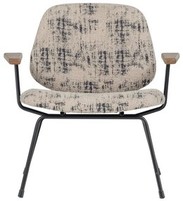 Béžové ženilkové kreslo Aure – WOOOD