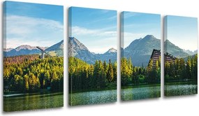 Obraz na stenu 4 dielny SLOVENSKO SK026E41