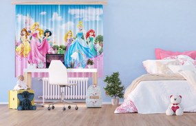 Detský záves DISNEY - Princezné na zámku - 180x160 cm