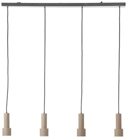 Brilliant - Luster na lanku CADIZ 4xGU10/10W/230V bronzová