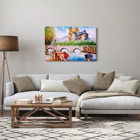 Obraz - Olejomaľba mesta (90x60 cm)