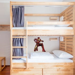 Iron Man - textilná nálepka na stenu