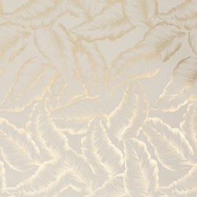 ZATEMŇOVACÍ ZÁVES NA KRÚŽKOCH MILENA 140X250 CM LISTY