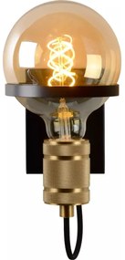 Lucide 30271/01/30 - Nástenná lampa OTTELIEN 1xE27/60W/230V čierna