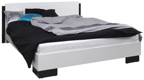 Manželská posteľ 160 cm Laurenia (čierna) (s roštom). Vlastná spoľahlivá doprava až k Vám domov. 612322