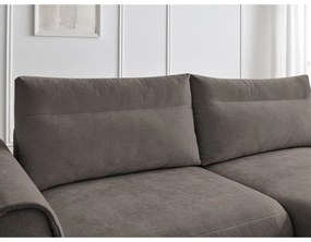 Hnedá rohová pohovka Aden – Bobochic Paris