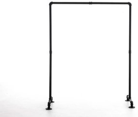 Vešiakový stojan Jersey 161761001 - 55x150x150 v industriálnom štýle - Čierna