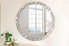 Okrúhle ozdobné zrkadlo Perie snov fi 100 cm